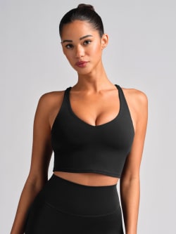 ComfrtCore™ V-Neck Crop Tank