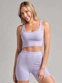 Rib Contour Crop Tank