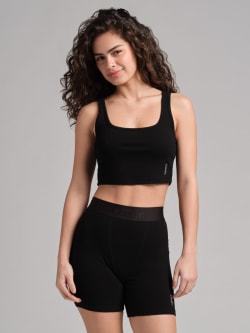 Rib Contour Crop Tank