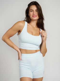 Rib Contour Crop Tank