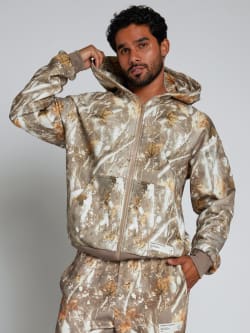 Camo Zip Hoodie