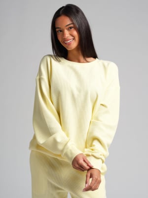 Waffle Lounge Long Sleeve: Lexy is 5'8" and wears a size S