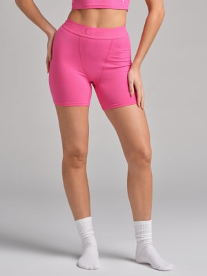 Rib Contour Boxer: Lexy is 5'8" and wears a size S