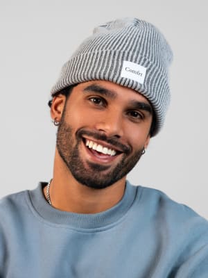 Classic Two-Tone Beanie: undefined