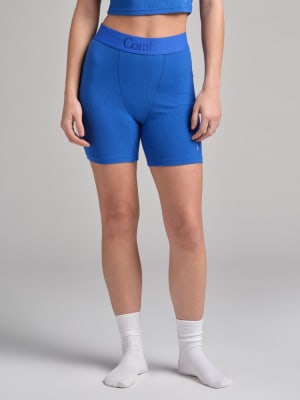 Rib Contour Boxer: Izabella is 5'5" and wears a size S