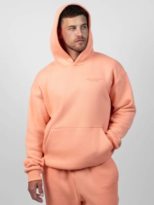 Pastel Hoodie: Josh is 5'10" wearing a size L