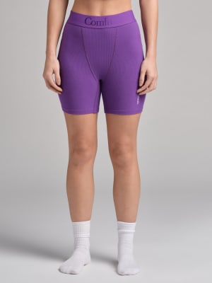 Rib Contour Boxer: Izabella is 5'5" and wears a size S