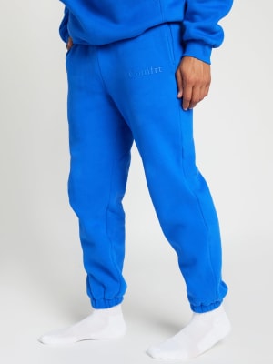 Minimalist Sweatpants: Justin is 6’2” and wears a size L