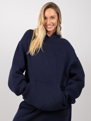 Minimalist Hoodie: Joscelin is 5'11" and wears a size M