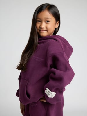 You Matter Kids Hoodie: Penelope is 8 wearing a size S