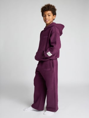 You Matter Kids Straight Leg Sweatpants: Apolo is 9 wearing a size M