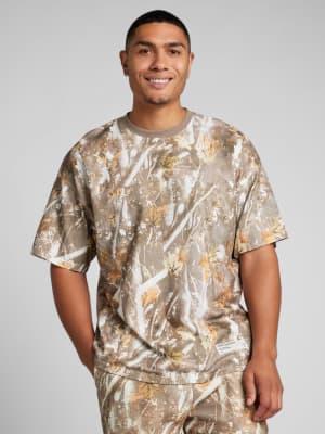 Camo Tee: Justin is 6’2” and wears a size L