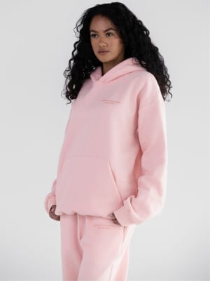 Pastel Hoodie: Bianca is 5′5″ wearing a size S
